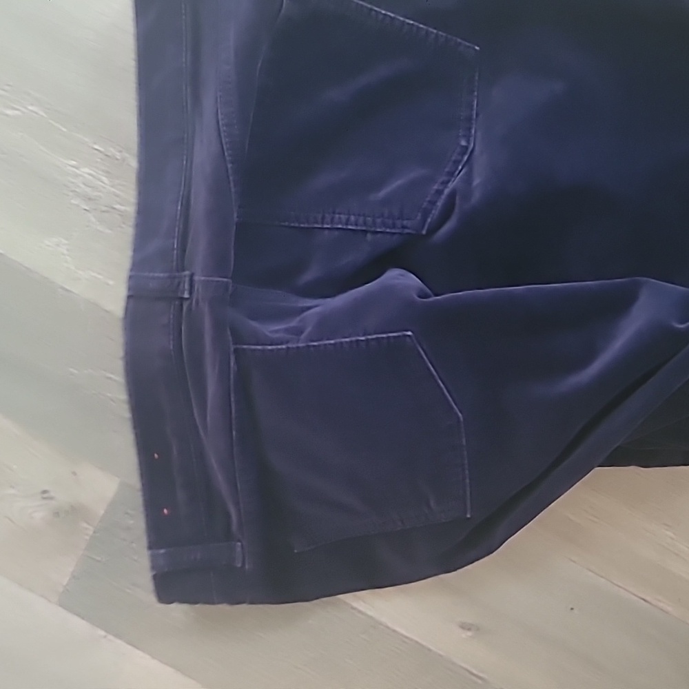 Talbots Flawless Five-Pocket Straight Leg Corduroy Jeans Size 10 Navy Blue - Picture 6 of 6